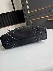 Chanel 22 Mini Handbag Suede Black 20x19x6cm - 6