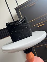 Chanel 22 Mini Handbag Suede Black 20x19x6cm - 5