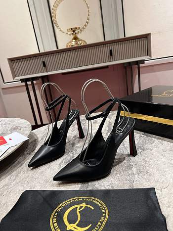 Christian Louboutin Condora Strap 100m Black Leather
