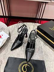 Christian Louboutin Condora Strap 100m Black Leather - 4
