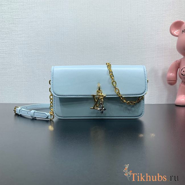 Louis Vuitton LV Wallet On Chain Bloom Blue 20x11.5x4cm - 1
