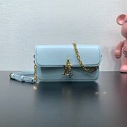 Louis Vuitton LV Wallet On Chain Bloom Blue 20x11.5x4cm - 1
