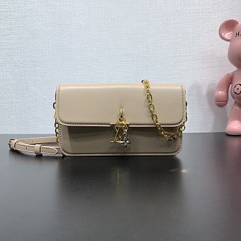 Louis Vuitton LV Wallet On Chain Bloom Beige 20x11.5x4cm