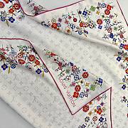 Louis Vuitton LV White Scarf 90x90cm - 4