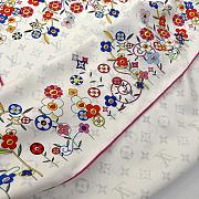Louis Vuitton LV White Scarf 90x90cm - 2