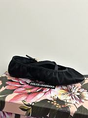 Dolce & Gabbana Logo-buckle Ballet Flats Black - 5