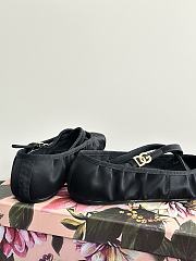 Dolce & Gabbana Logo-buckle Ballet Flats Black - 4