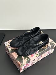 Dolce & Gabbana Logo-buckle Ballet Flats Black - 3