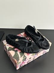 Dolce & Gabbana Logo-buckle Ballet Flats Black - 2
