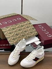 Gucci Women's Re-Motion Trainer White Suede Sneaker - 3