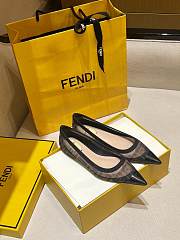 Fendi Mesh Colibri Ballets Flat - 1