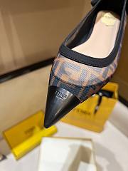 Fendi Mesh Colibri Ballets Flat - 5