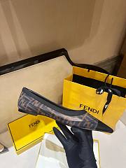 Fendi Mesh Colibri Ballets Flat - 4
