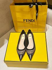 Fendi Mesh Colibri Ballets Flat - 3