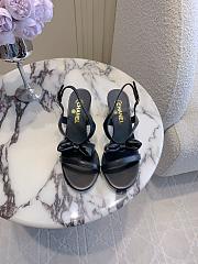 Chanel Sandals Black Lambskin 5.5cm - 2