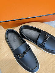 Hermes Ignacio Loafer Black - 3