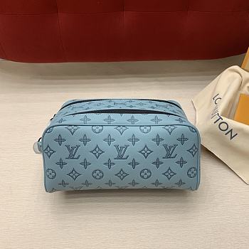 Louis Vuitton LV Dopp Kit Blue 28x15x16.5cm