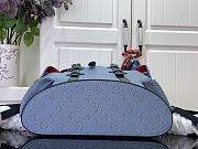 Louis Vuitton LV Christopher MM Backpack Blue 38x44x12.5cm - 4