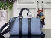 Louis Vuitton LV Keepall Bandoulière 25 Blue 25x15x11cm - 6