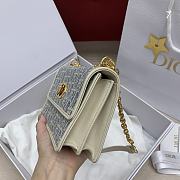 Dior Miss Caro Mini Bag Oblique Chambray 18x12x5.5cm - 6