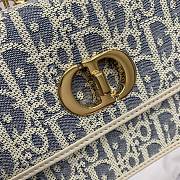Dior Miss Caro Mini Bag Oblique Chambray 18x12x5.5cm - 3