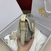 Dior Bobby East-West Bag Chambray 21x15x5cm - 5