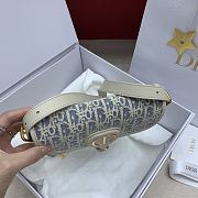 Dior Bobby East-West Bag Chambray 21x15x5cm - 3