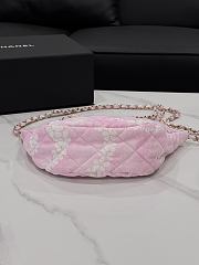 Chanel Hobo Bag Pink Denim 25cm - 2