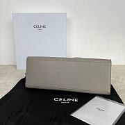 Celine Cabas 16 Smooth Calfskin Grey 37x29x12cm - 6