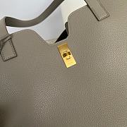 Celine Cabas 16 Smooth Calfskin Grey 37x29x12cm - 2