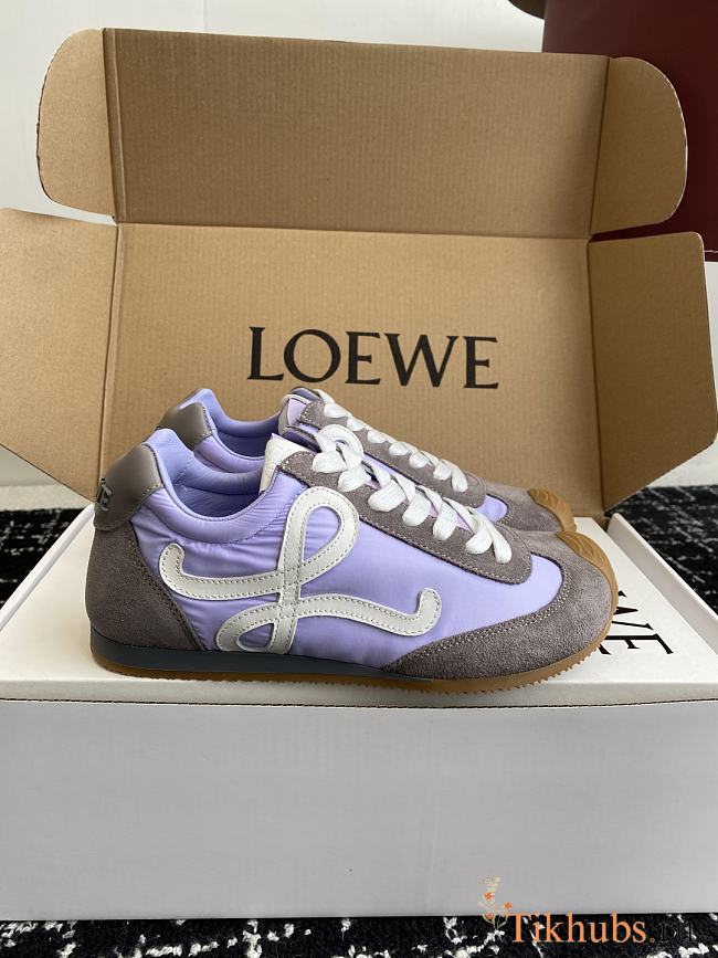 Loewe Ballet Runner 2.0 Nylon Sneaker Purple - 1