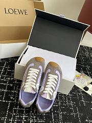 Loewe Ballet Runner 2.0 Nylon Sneaker Purple - 5