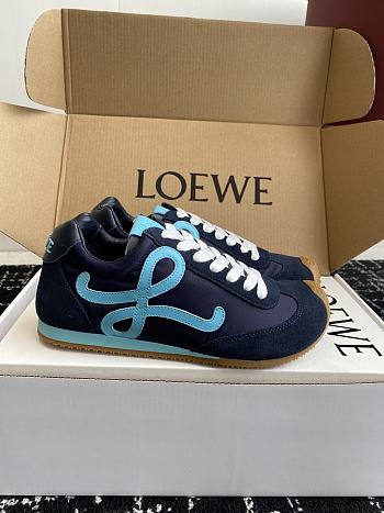 Loewe Ballet Runner 2.0 Nylon Sneaker Navy Blue