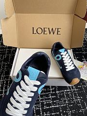 Loewe Ballet Runner 2.0 Nylon Sneaker Navy Blue - 5