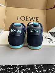 Loewe Ballet Runner 2.0 Nylon Sneaker Navy Blue - 4