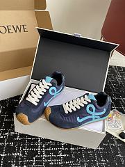 Loewe Ballet Runner 2.0 Nylon Sneaker Navy Blue - 3