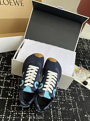 Loewe Ballet Runner 2.0 Nylon Sneaker Navy Blue - 2