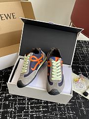 Loewe Ballet Runner 2.0 Nylon Sneaker Navy Orange - 4
