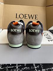 Loewe Ballet Runner 2.0 Nylon Sneaker Navy Orange - 3