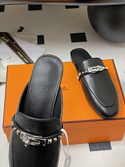 Hermes Oz Mule Black - 5