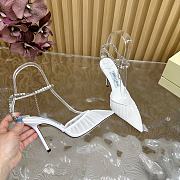Jimmy Choo Saeda Ivory Tulle Crystal Pumps 10cm - 5