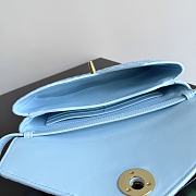 Bottega Veneta Knot Lock Blue Bag 25x16x5.5cm - 5