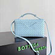 Bottega Veneta Knot Lock Blue Bag 25x16x5.5cm - 3