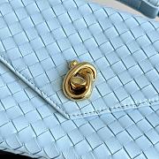 Bottega Veneta Knot Lock Blue Bag 25x16x5.5cm - 2