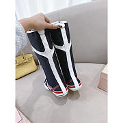 Miu Miu Gymnasium Tech Fabric And Suede Boxing Boots - 3