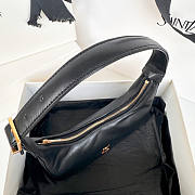 YSL Calypso Mini Hobo Plunged Lambskin 20x12x5cm - 5