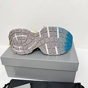 Balenciaga 3XL Toe Spray Sneaker White Bue Yellow - 2