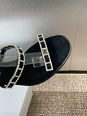 Dior Diorissime Heeled Sandal Black Suede 8cm - 4