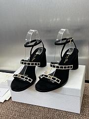 Dior Diorissime Heeled Sandal Black Suede 8cm - 3