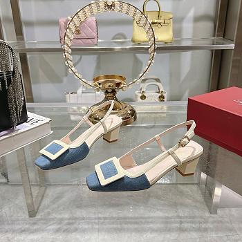 Roger Vivier Belle Vivier 45 Slingback Pumps